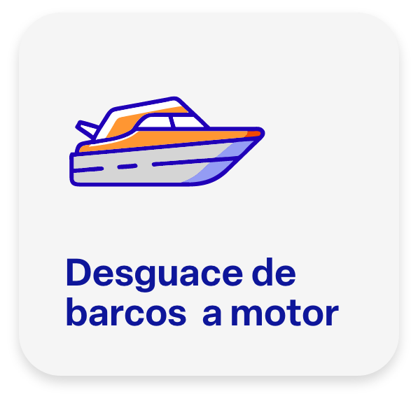Icono de desguace de barcos a motor en Cataluña