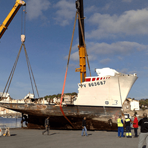 Desguace de embarcaciones con Femevi