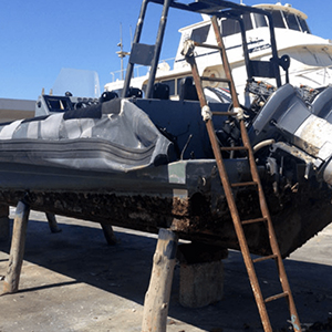 Desguace de lancha con Femevi