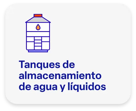 Tanque de almacenamiento de agua y líquidos industriales