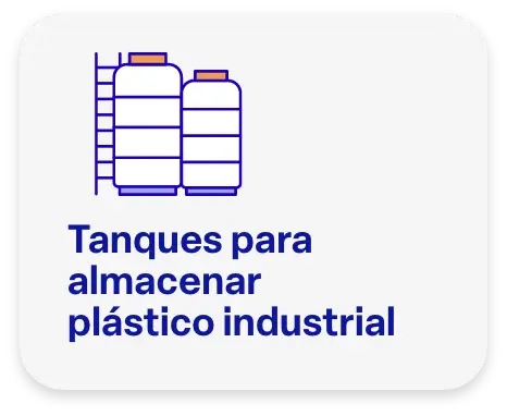 Tanque para almacenar plástico industrial de manera segura